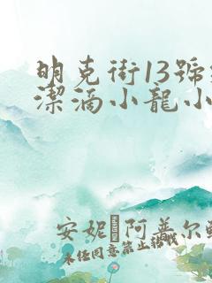 明克街13号纯洁滴小龙小说免费阅读完整版