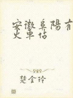 安徽阜阳有几个火车站 安徽阜阳有几个火车站