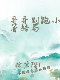哥哥别跑小说原著结局