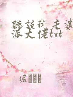 听说我老婆是反派大佬txt 听说我老婆是反派大佬txt