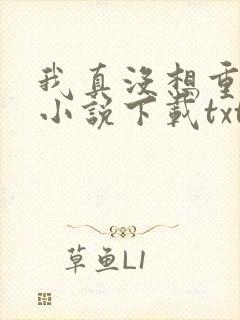 我真没想重生啊小说下载txt