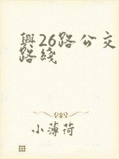 兴26路公交车路线