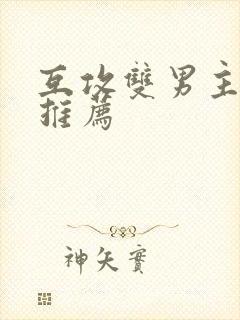 互攻双男主小说推荐