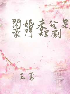 闪婚老公是超级豪门 短剧 闪婚老公是超级豪门 短剧