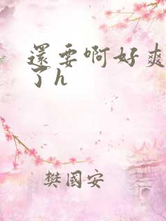 还要啊好爽高潮了h