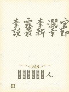 李霖李澜官场小说最新章节