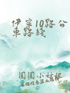 伊宁10路公交车路线