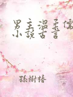 男主温柔儒雅的小说古言