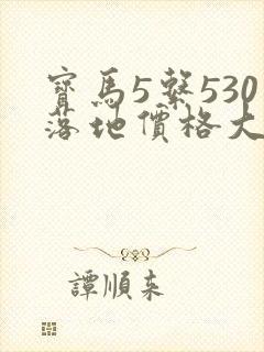 宝马5系530落地价格大概在多少钱