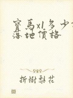 宝马x1多少钱落地价格