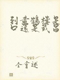 到黄鹤楼是到汉口还是武昌站
