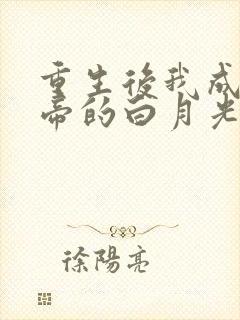 重生后我成了皇帝的白月光的小说