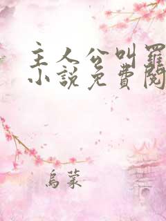 主人公叫罗铮的小说免费阅读笔趣阁