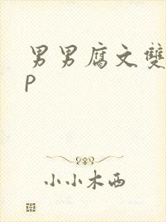 男男腐文双性3p