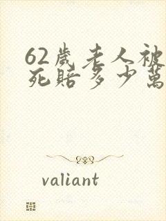62岁老人被撞死赔多少万