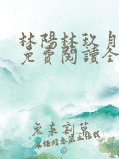 林阳林玖月小说免费阅读全文无弹窗