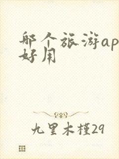哪个旅游app好用