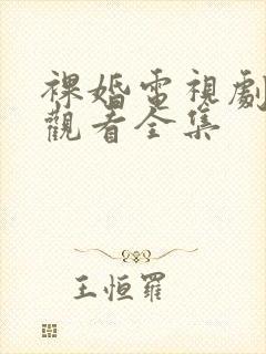 裸婚电视剧免费观看全集