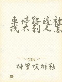 车停路边被撞了找不到人怎么办