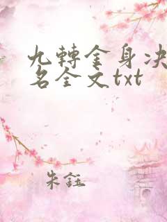 九转金身决龙无名全文txt