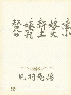 替嫁新娘亿万老公宠上天小说