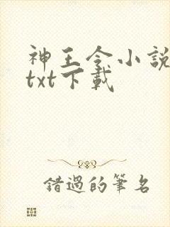 神王令小说全文txt下载