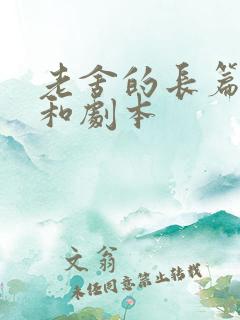 老舍的长篇小说和剧本