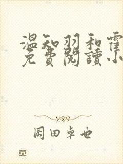 温知羽和霍司砚免费阅读小说无弹窗