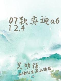 07款奥迪a6l 2.4