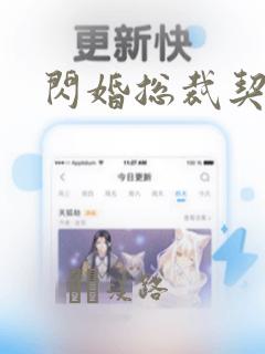 闪婚总裁契约妻：结局+番外