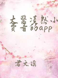 大医凌然小说免费看的app