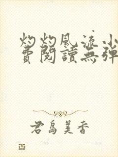 灼灼风流小说免费阅读无弹窗全文