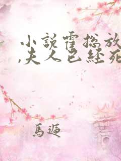 小说霍总放手吧,夫人已经死心了,