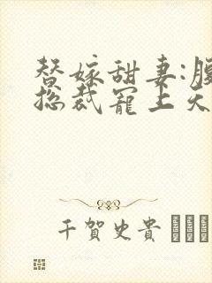 替嫁甜妻:腹黑总裁宠上天 春不见