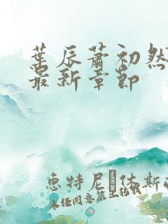 叶辰萧初然更新最新章节