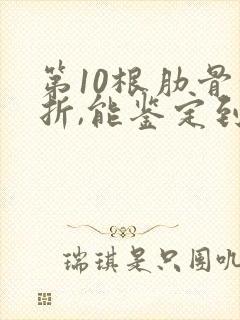 第10根肋骨骨折,能鉴定到什么伤