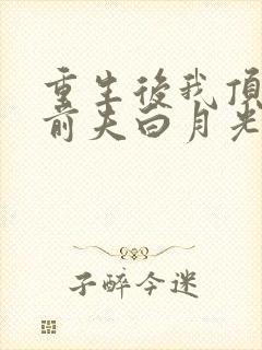 重生后我顶替了前夫白月光全本阅读