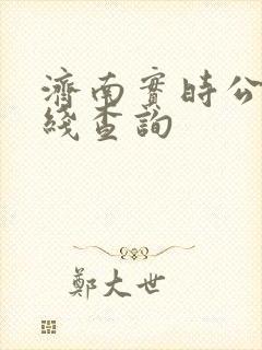 济南实时公交在线查询