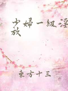 少妇一级淫片播放