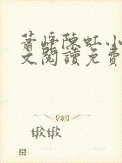 萧峥陈虹小说全文阅读免费