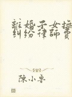 离婚子女抚养权纠纷律师费