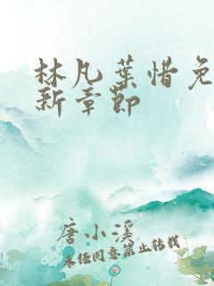 林凡叶惜免费最新章节