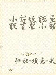 小说收听免费收听有声小说