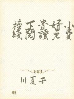 榜下贵婿小说在线阅读免费