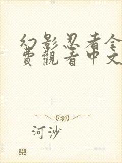 幻影忍者全集免费观看中文版