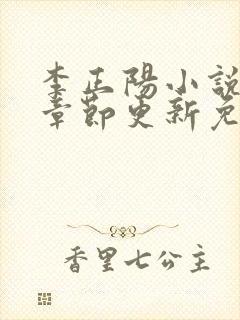 李正阳小说最新章节更新免费阅读