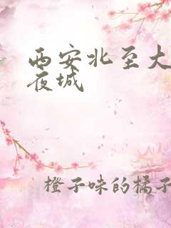 西安北至大唐不夜城