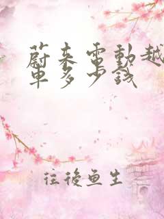 蔚来电动越野汽车多少钱