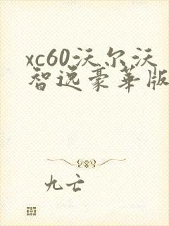 xc60沃尔沃智逸豪华版