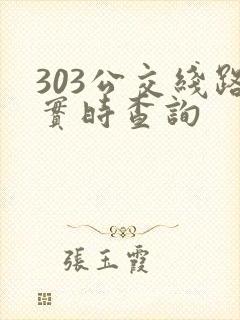 303公交线路实时查询